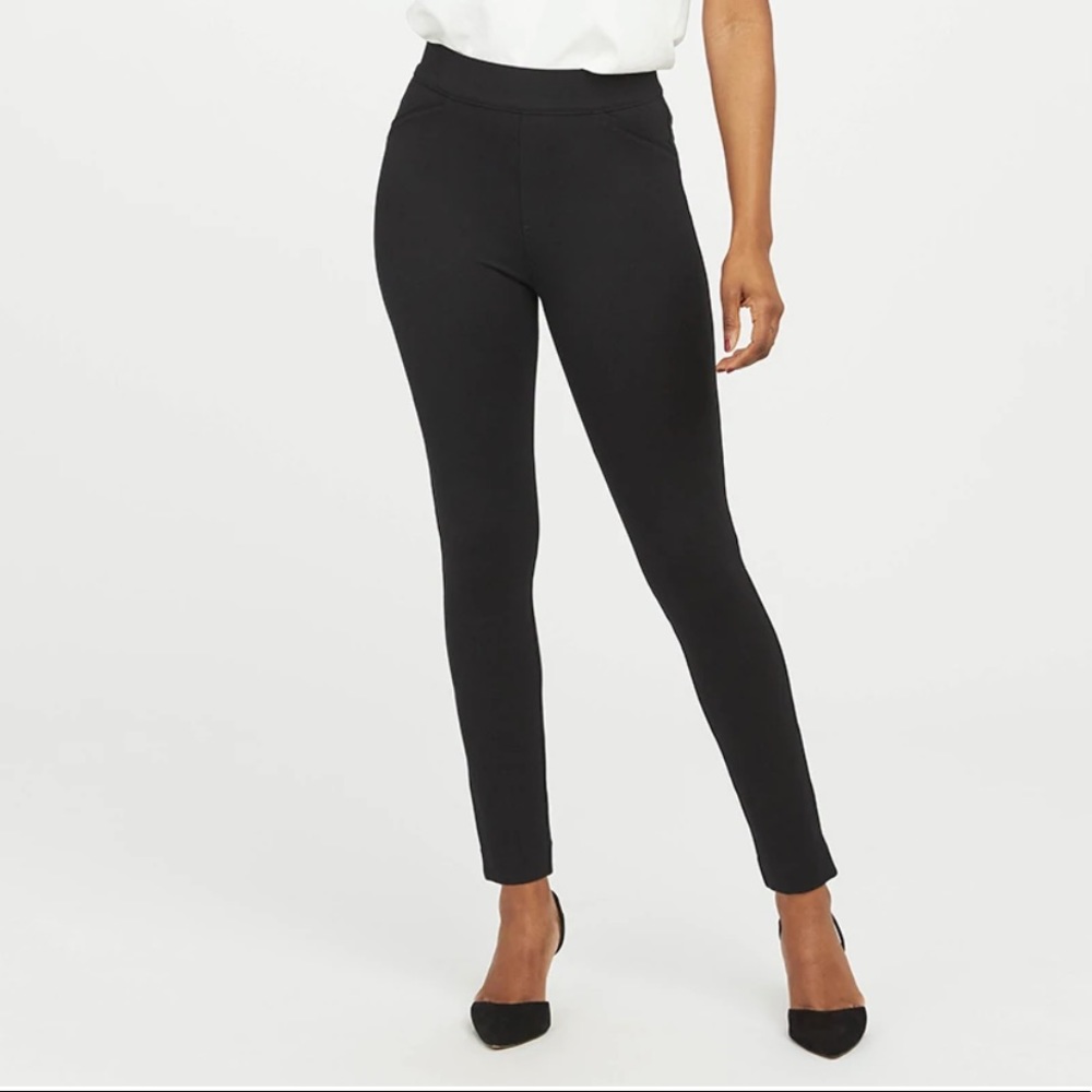 Spanx The Perfect Pant, Ankle Backseam Skinny BLACK